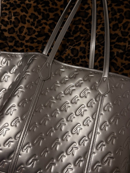 Glam-Aholic Lifestyle Handbags - Monogram “platinum” tote & matching wallet